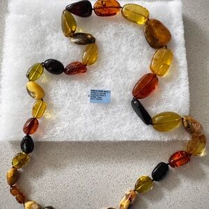 Amber Beaded Necklace